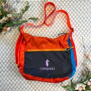 Orange & Blue Cotopaxi Taal Convertible Bag/Backpack